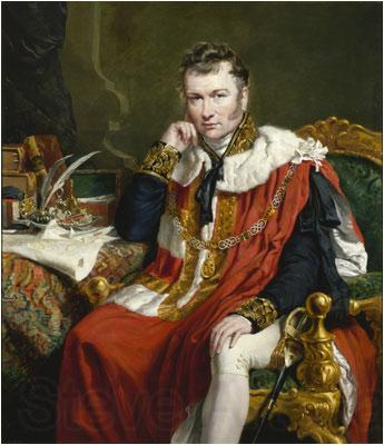 George Hayter Portrait of Charles Stuart, 1st Baron Stuart de Rothesay Spain oil painting art